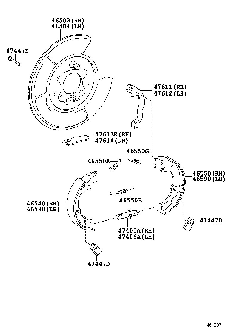 46341-33030 EQUALIZER, PARKING BRAKE product image