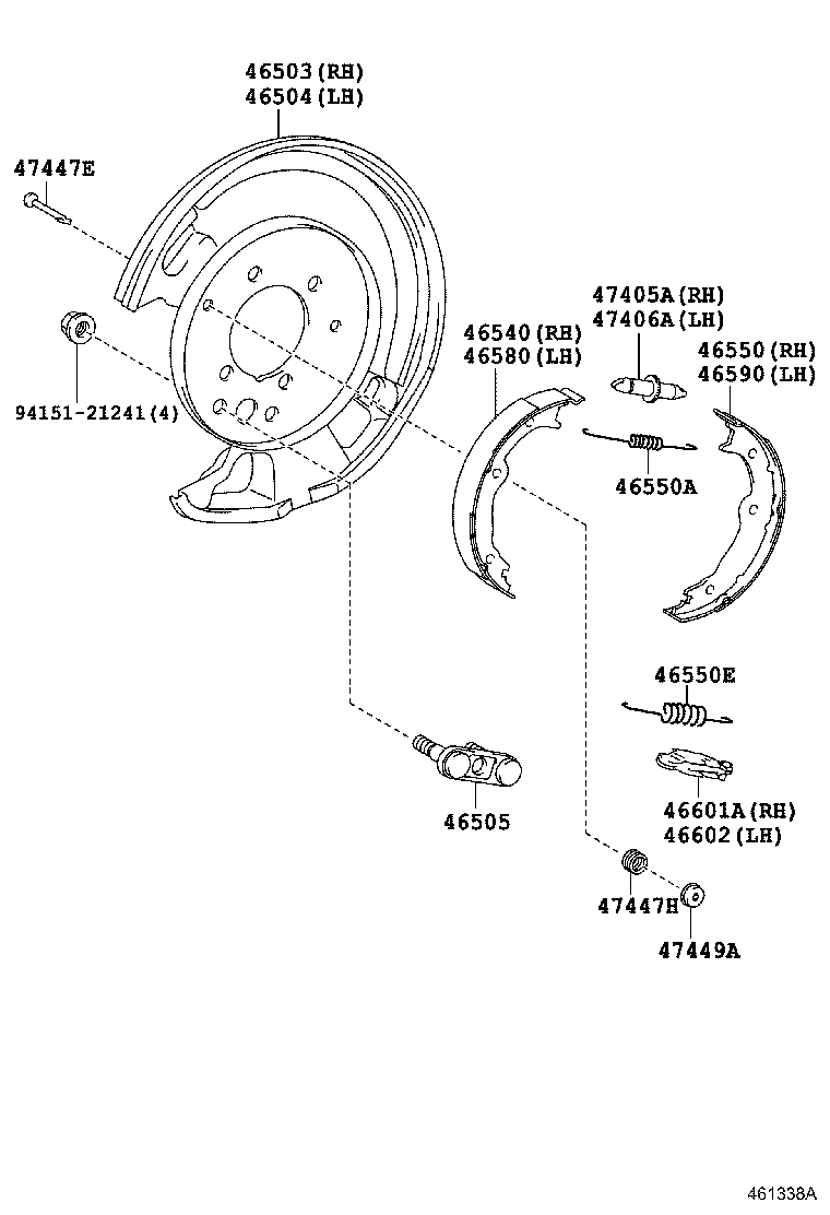 46451-30270 BRACKET, CABLE SUPPORT product image