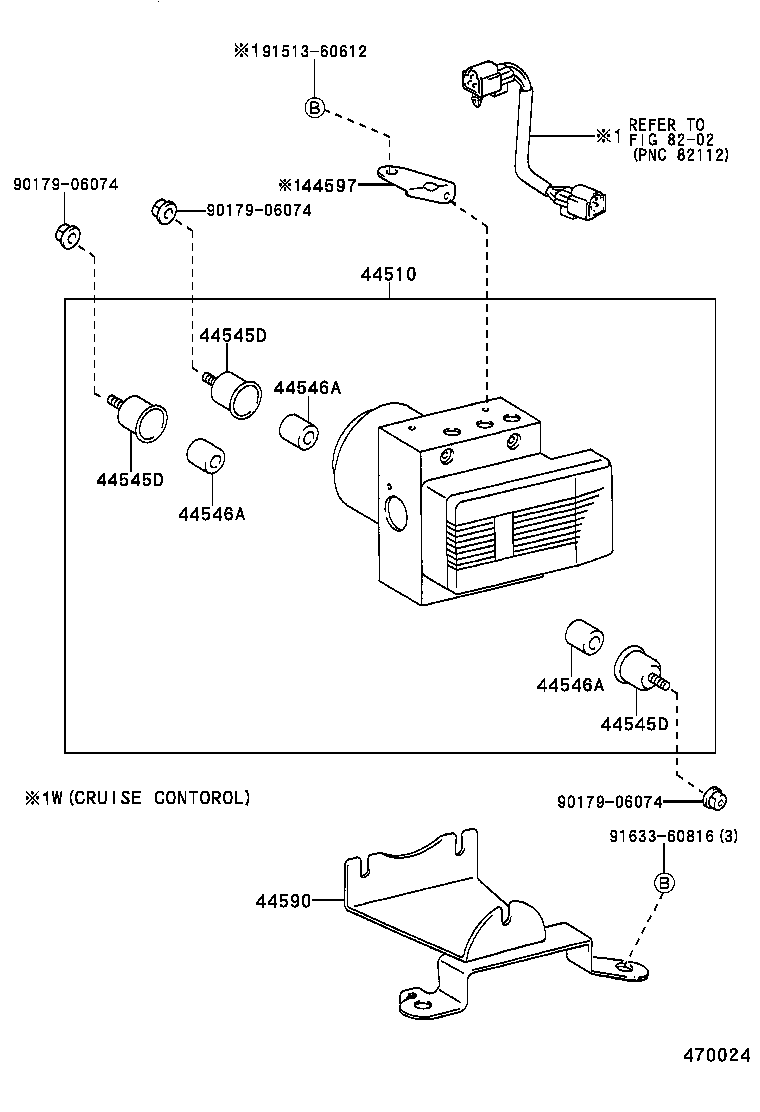 44510-60020 ACTUATOR ASSY, BRAKE product image