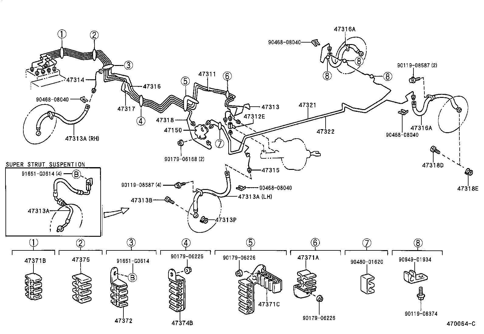 44510-20150 ACTUATOR ASSY, BRAKE product image