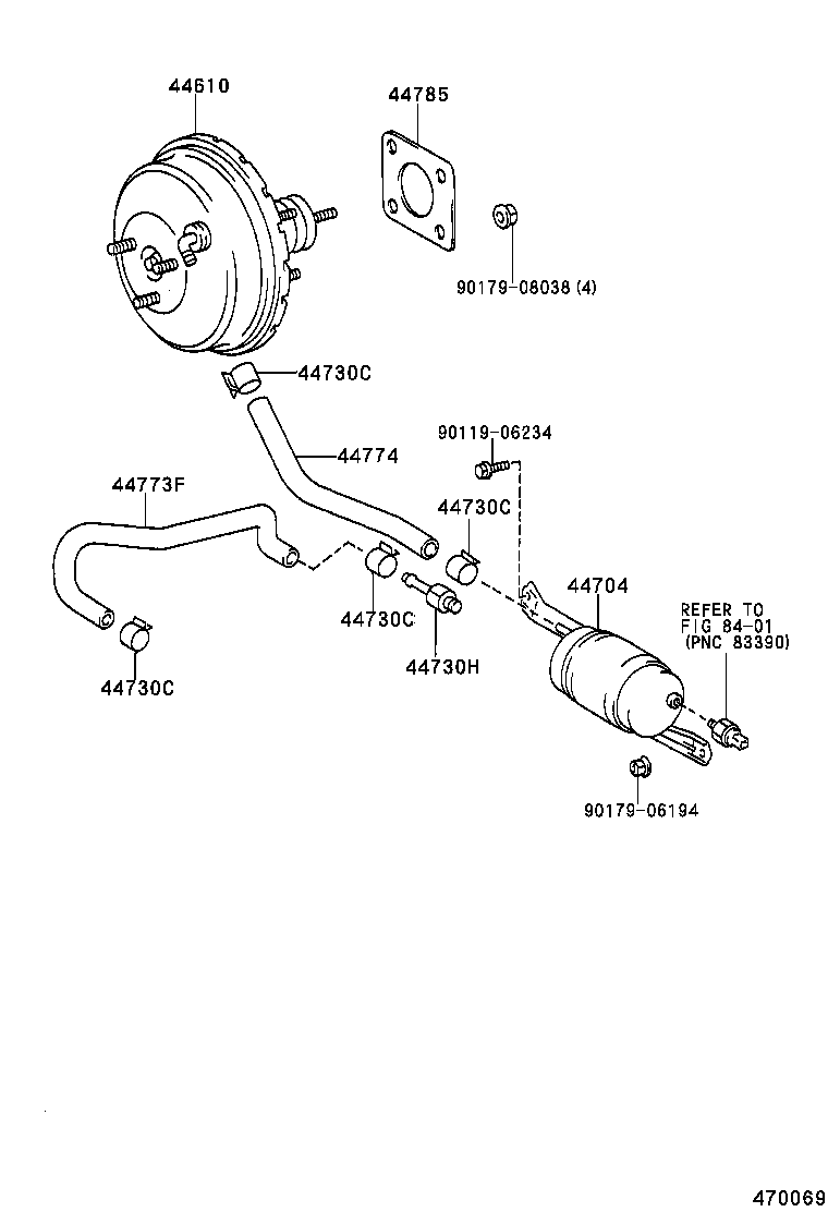 44610-2D810 BOOSTER ASSY, BRAKE product image