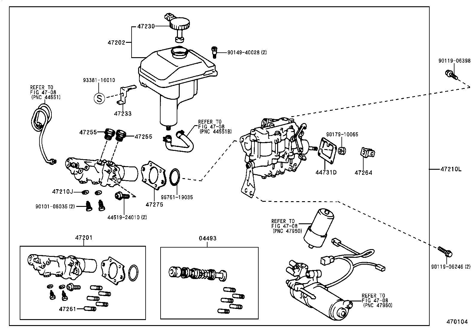 47220-24020 RESERVOIR SUB-ASSY, BRAKE MASTER CYLINDER product image