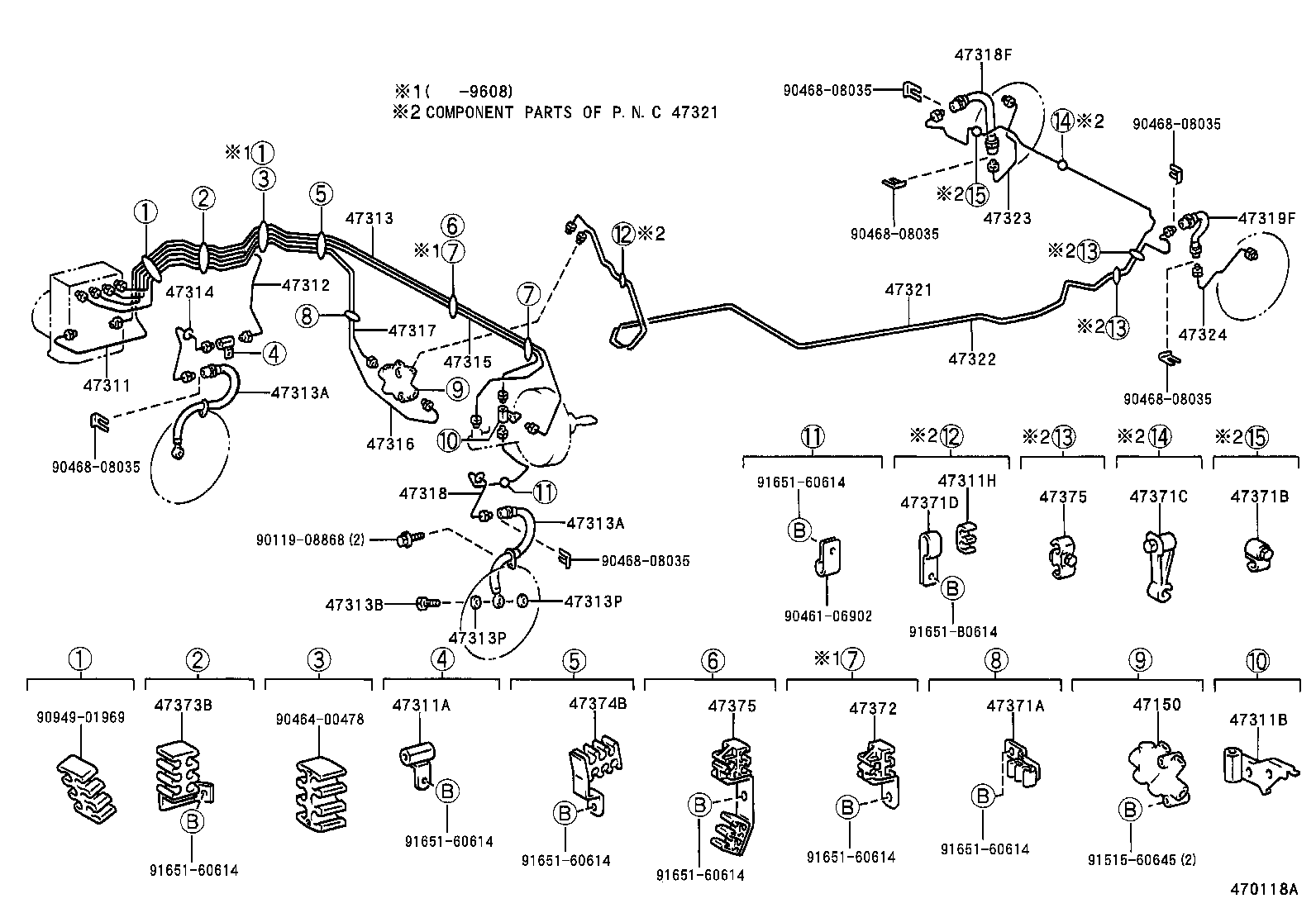 44546-16010 CUSHION, BRAKE ACTUATOR BOLT product image