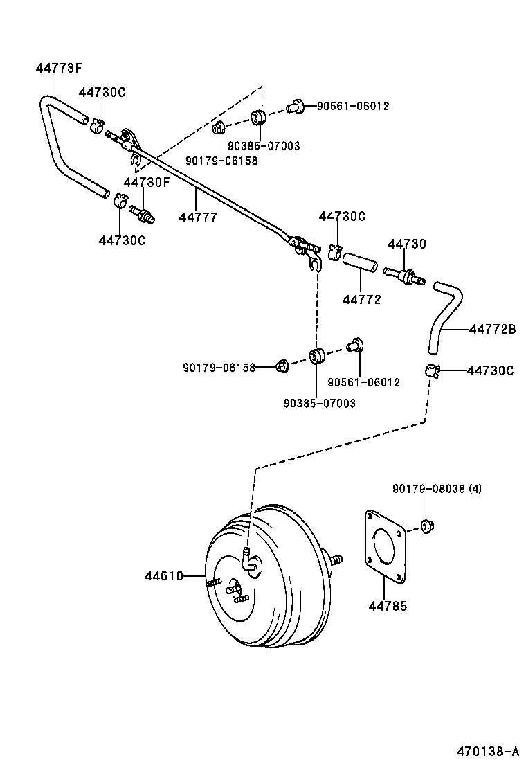 44610-33480 BOOSTER ASSY, BRAKE product image