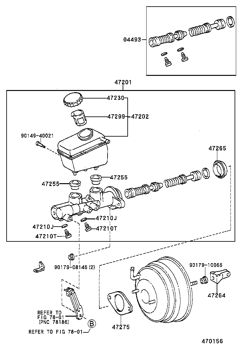 47220-22090 RESERVOIR SUB-ASSY, BRAKE MASTER CYLINDER product image
