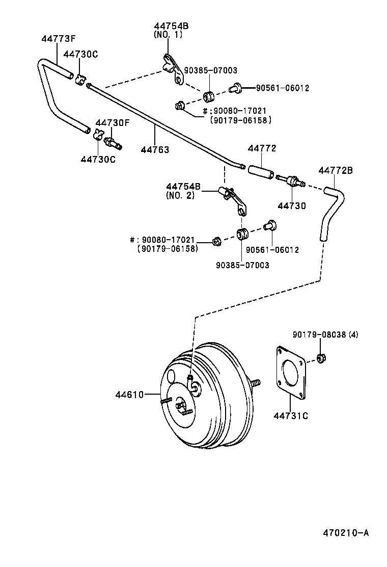 44610-06150 BOOSTER ASSY, BRAKE product image