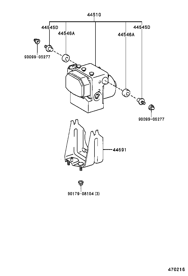 47321-28430 TUBE, REAR BRAKE, NO.1 product image