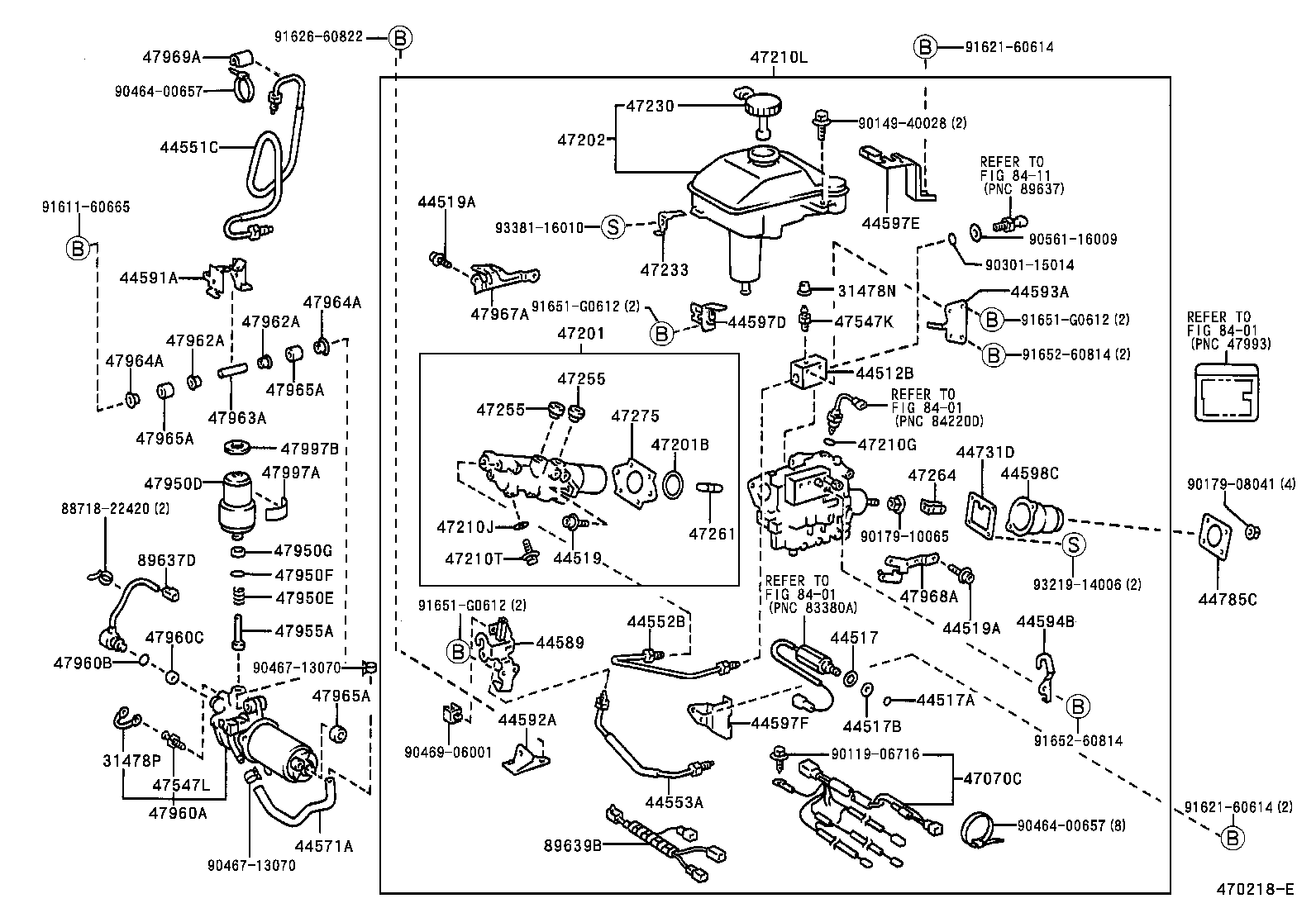 47220-22090 RESERVOIR SUB-ASSY, BRAKE MASTER CYLINDER product image