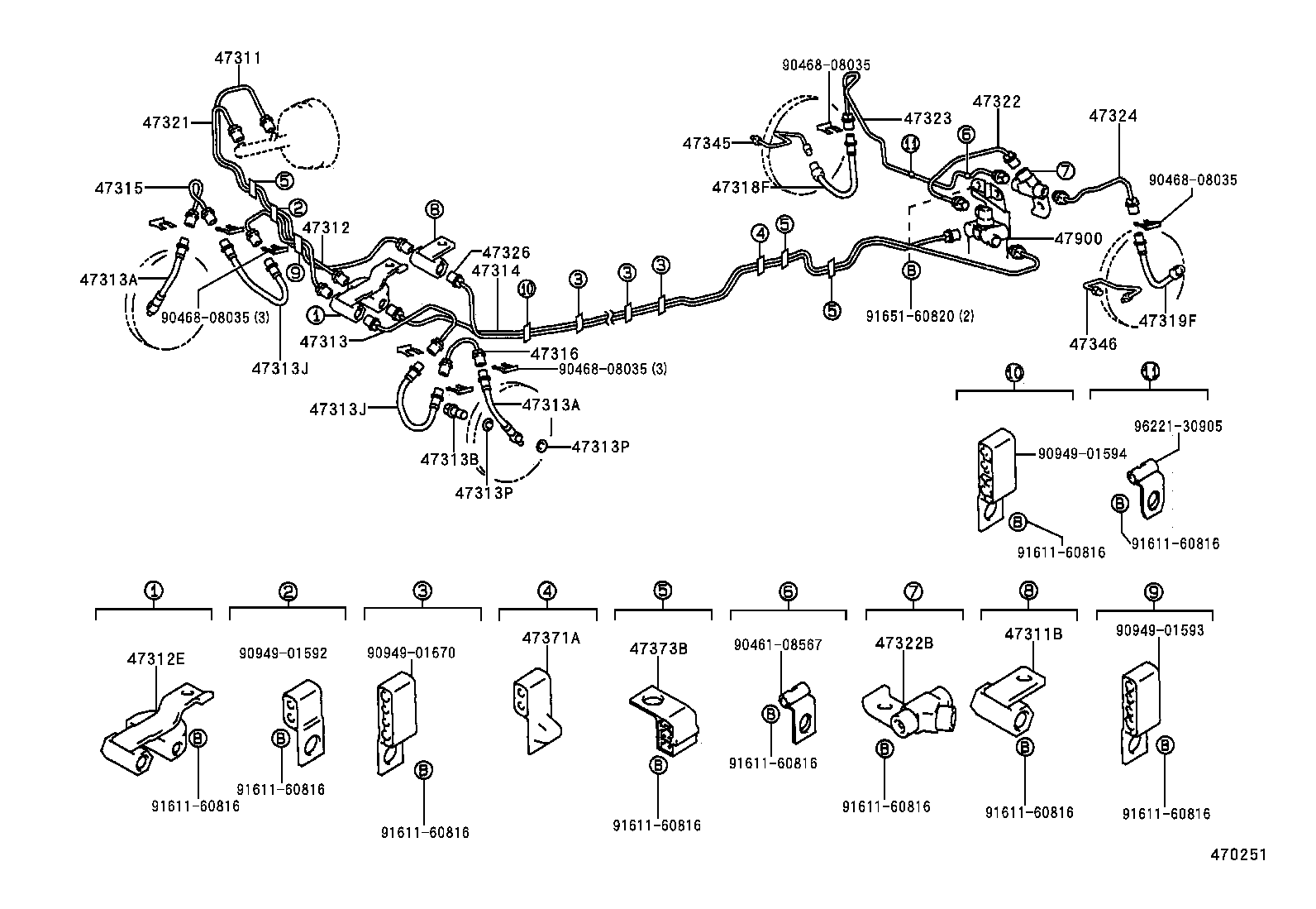 44510-28040 ACTUATOR ASSY, BRAKE product image