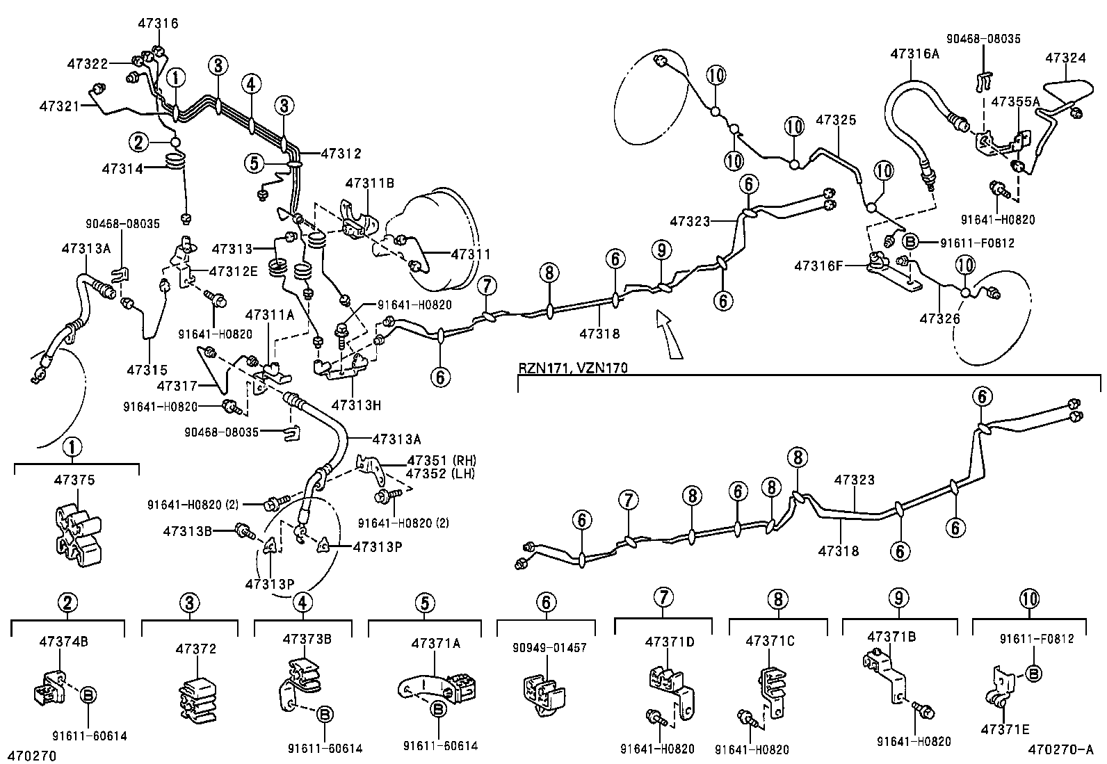 44050-04010 ACTUATOR ASSY, BRAKE product image