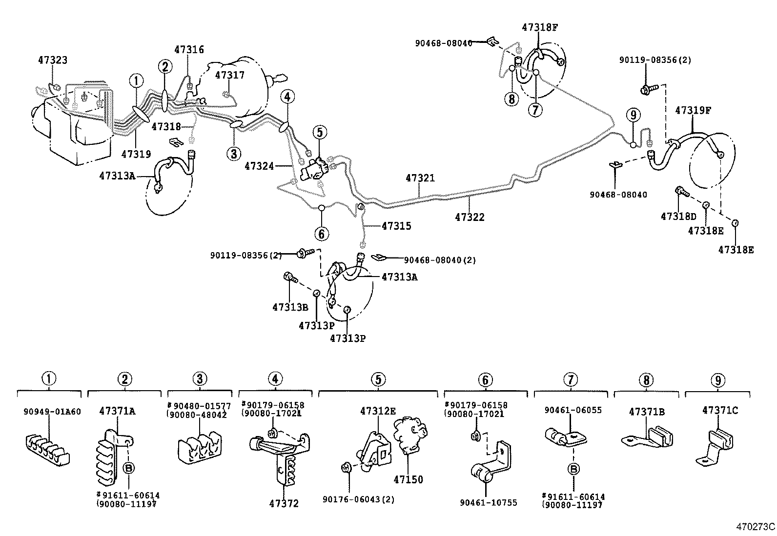 44510-07010 ACTUATOR ASSY, BRAKE product image