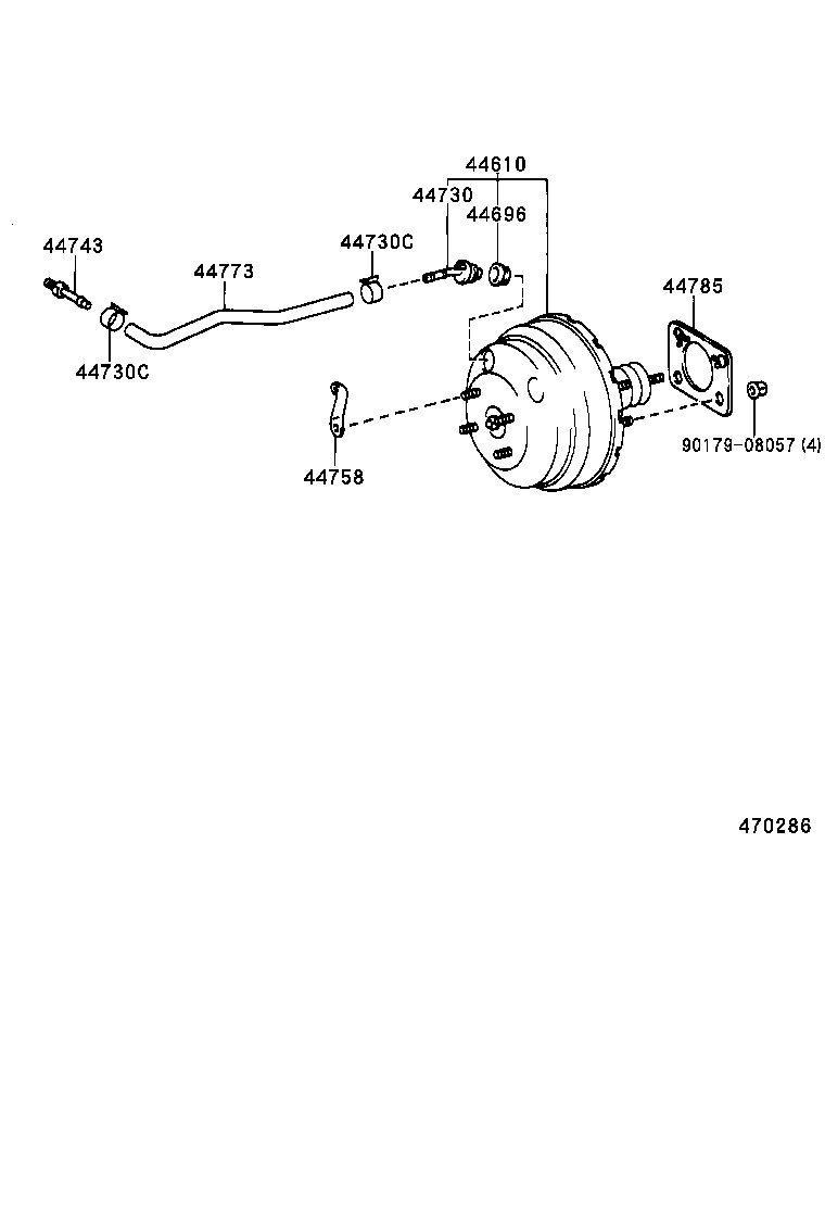 44610-3D700 BOOSTER ASSY, BRAKE product image