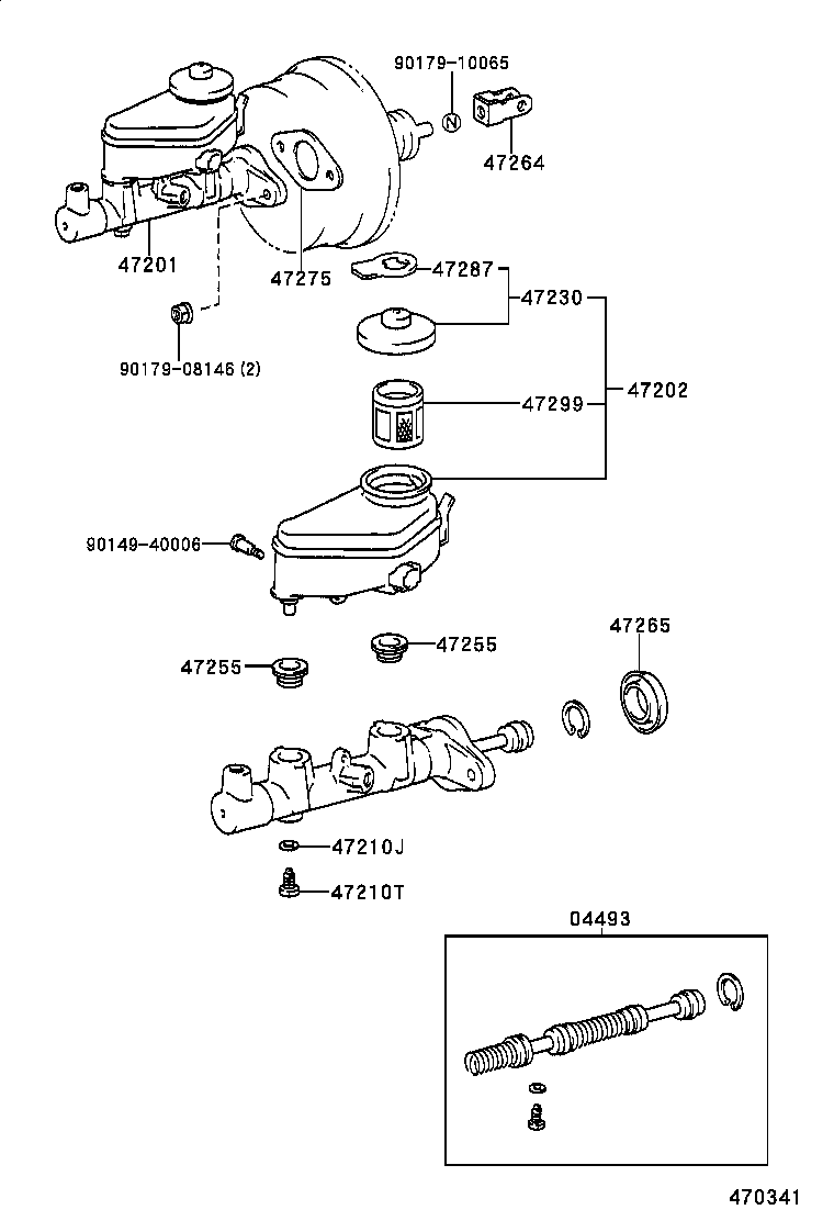 47220-17020 RESERVOIR SUB-ASSY, BRAKE MASTER CYLINDER product image