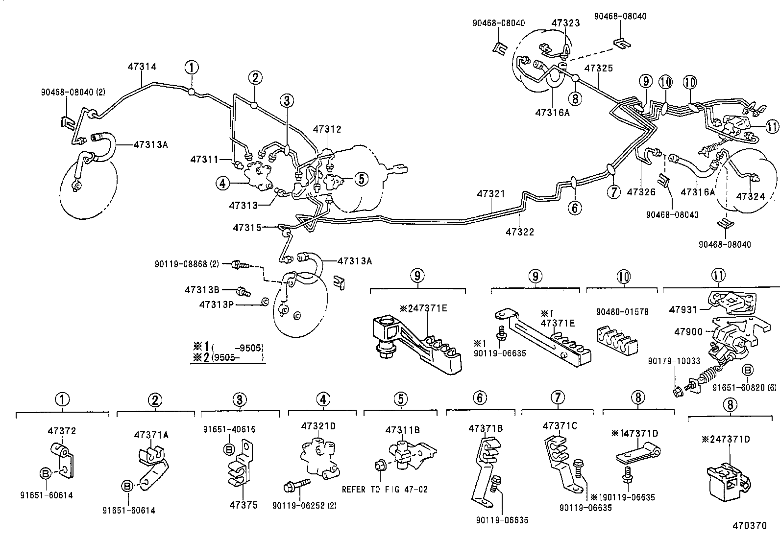 47150-20270 VALVE ASSY, PROPORTIONING product image