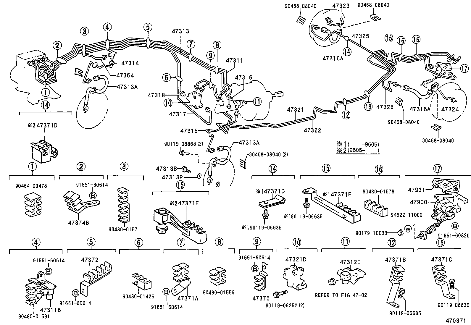 47150-20270 VALVE ASSY, PROPORTIONING product image