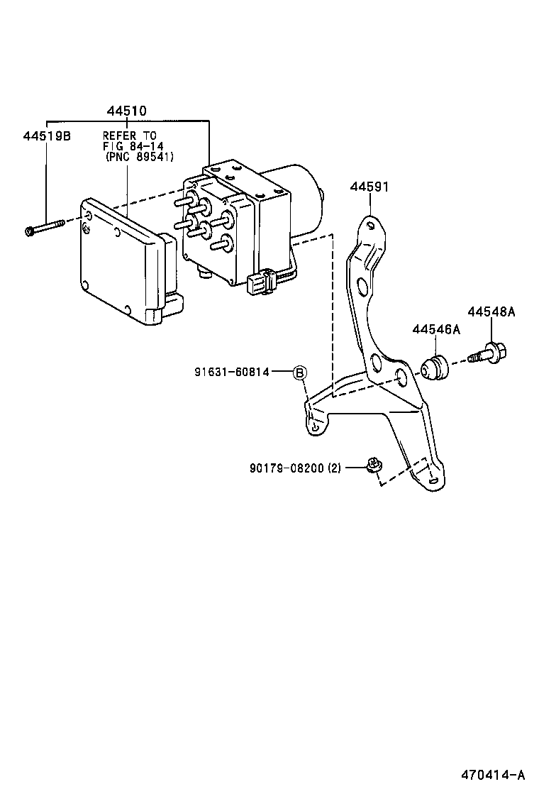 44050-04020 ACTUATOR ASSY, BRAKE product image