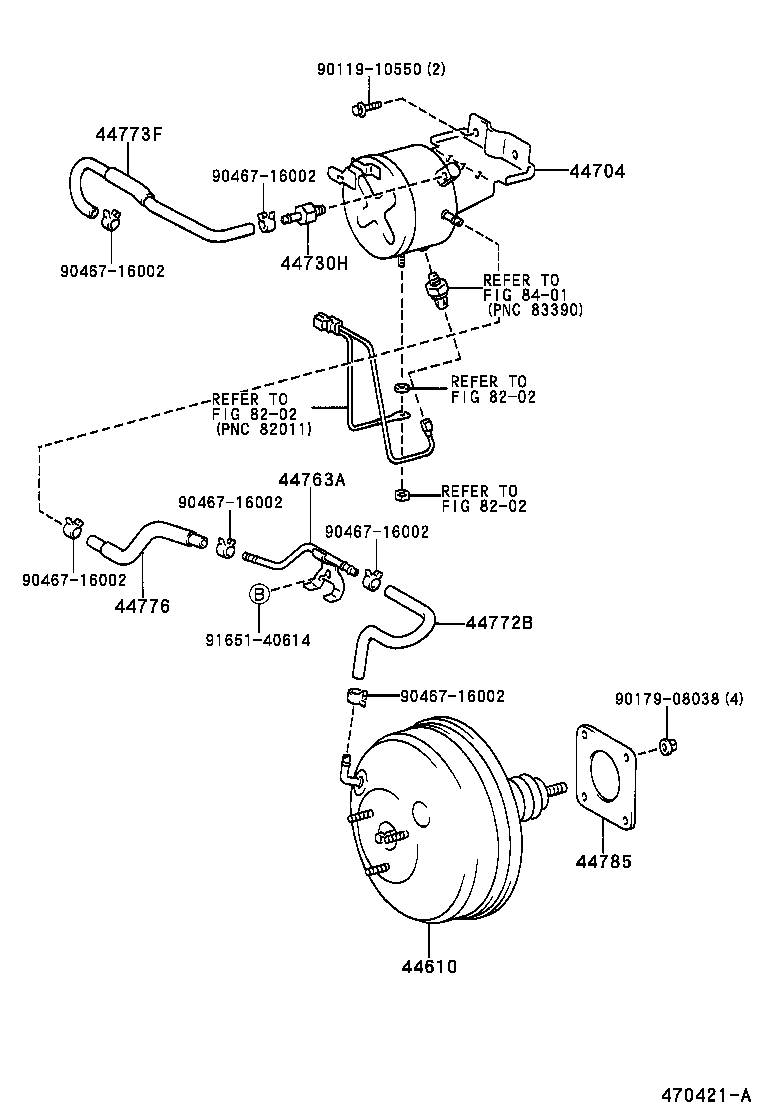 44610-02090 BOOSTER ASSY, BRAKE product image