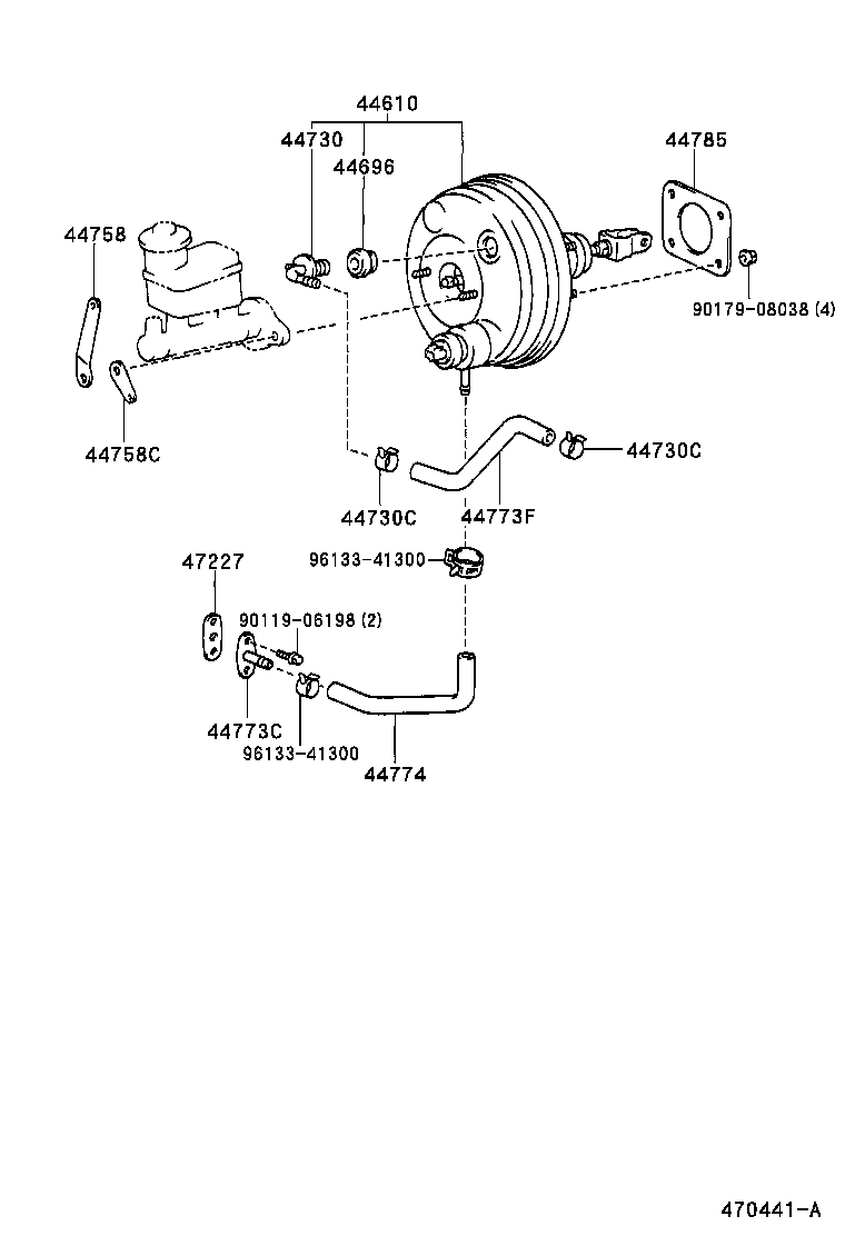 44610-46010 BOOSTER ASSY, BRAKE product image