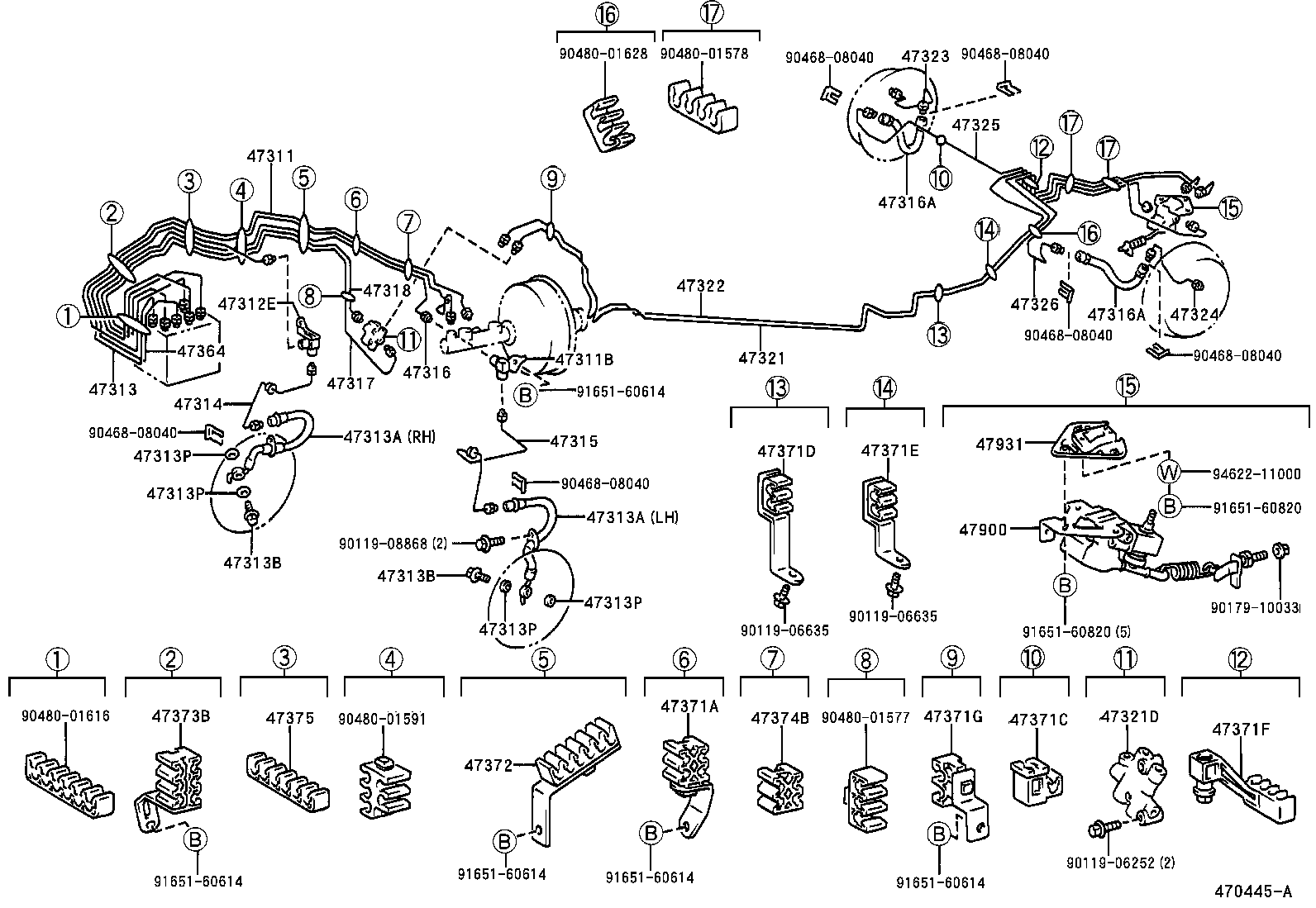 44510-12190 ACTUATOR ASSY, BRAKE product image