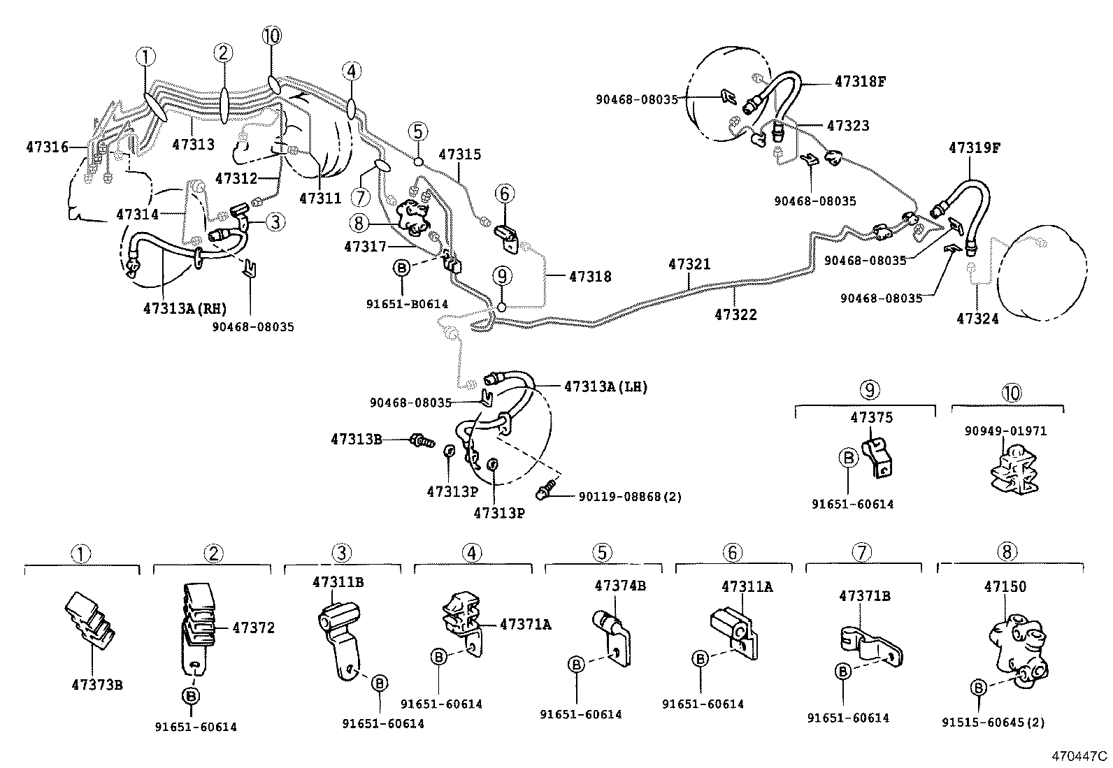 44050-46050 ACTUATOR ASSY, BRAKE product image