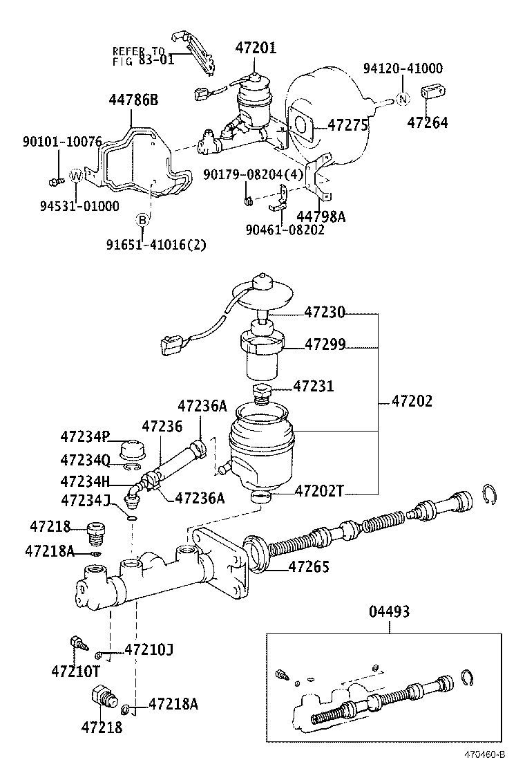 47202-60180 RESERVOIR SUB-ASSY, BRAKE MASTER CYLINDER product image