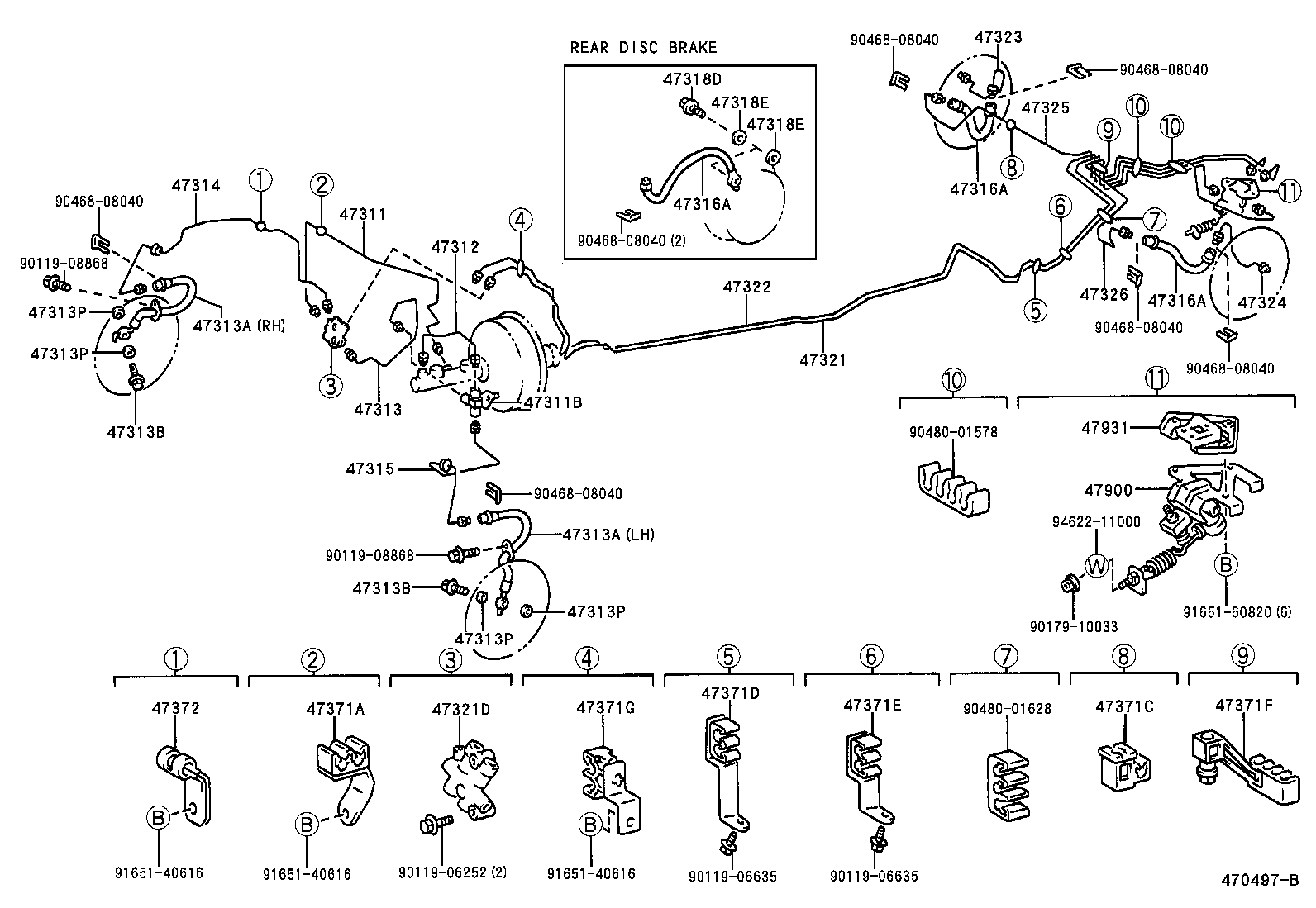 44050-12040 ACTUATOR ASSY, BRAKE product image