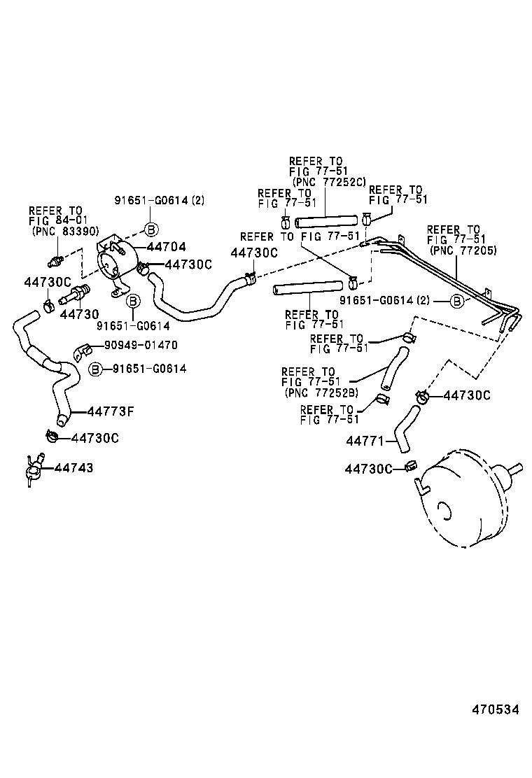 04443-35720 BOOSTER KIT, BRAKE product image