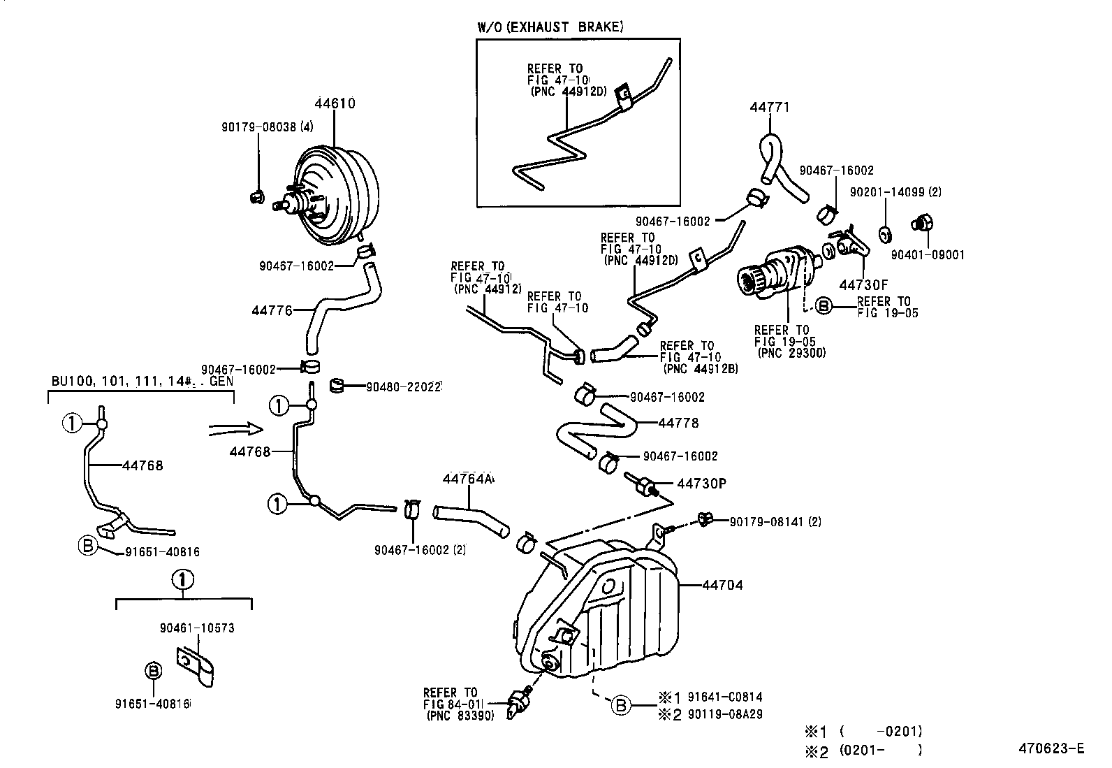 44610-37110 BOOSTER ASSY, BRAKE product image