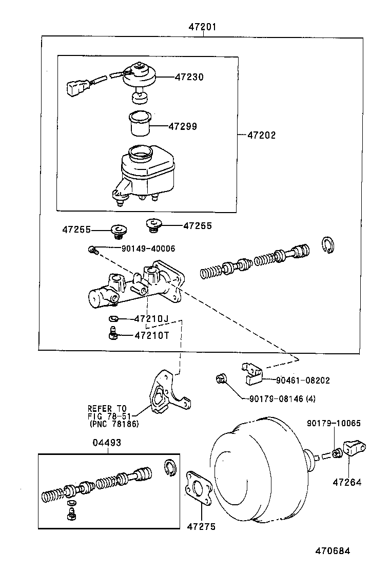 47202-60180 RESERVOIR SUB-ASSY, BRAKE MASTER CYLINDER product image