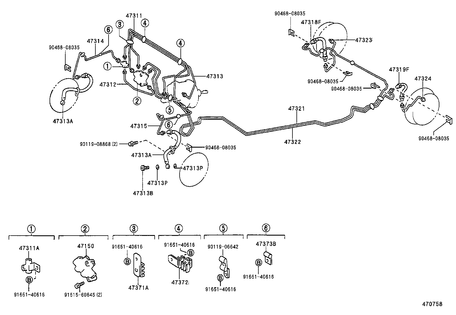 44510-10060 ACTUATOR ASSY, BRAKE product image