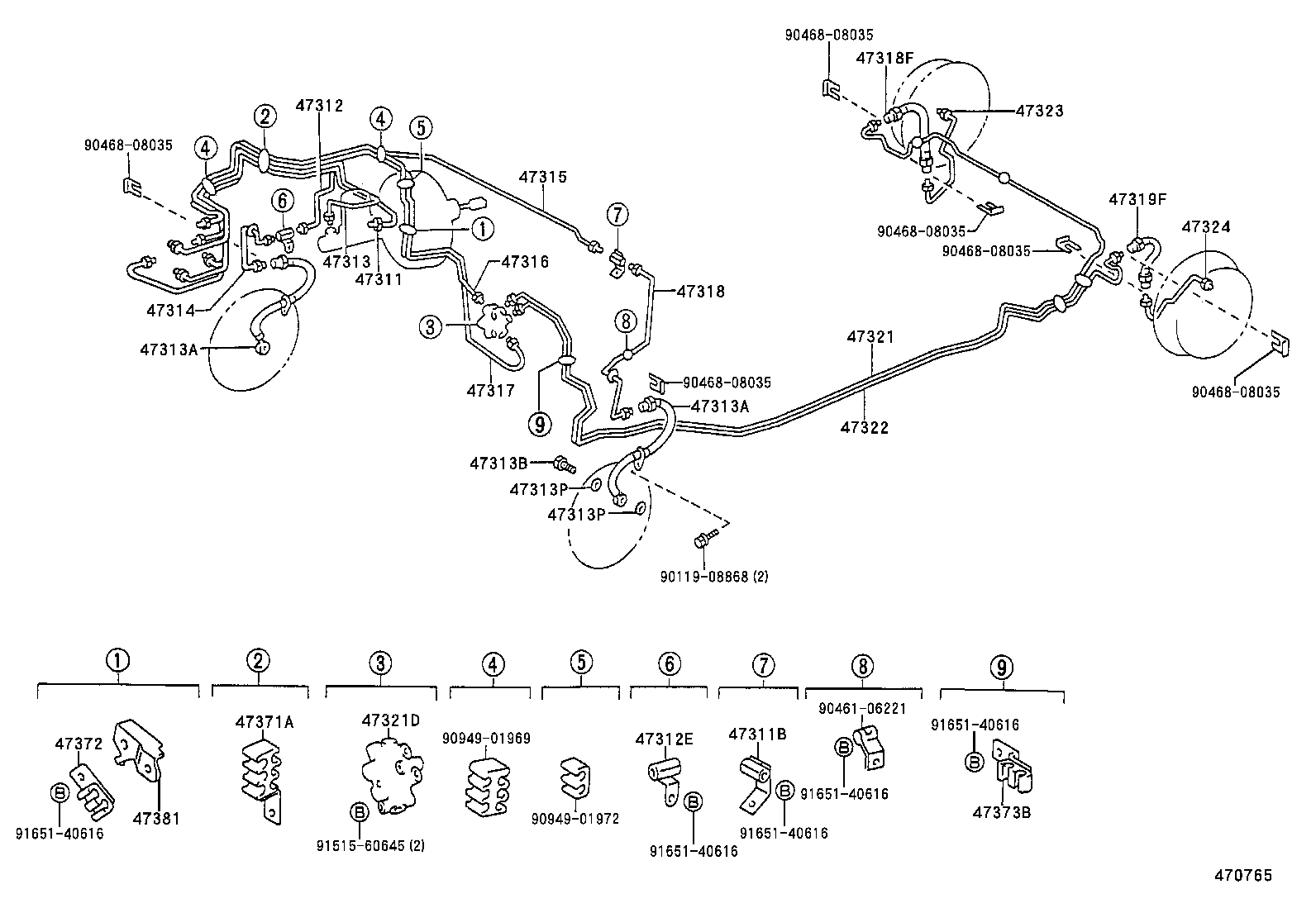 44510-10060 ACTUATOR ASSY, BRAKE product image