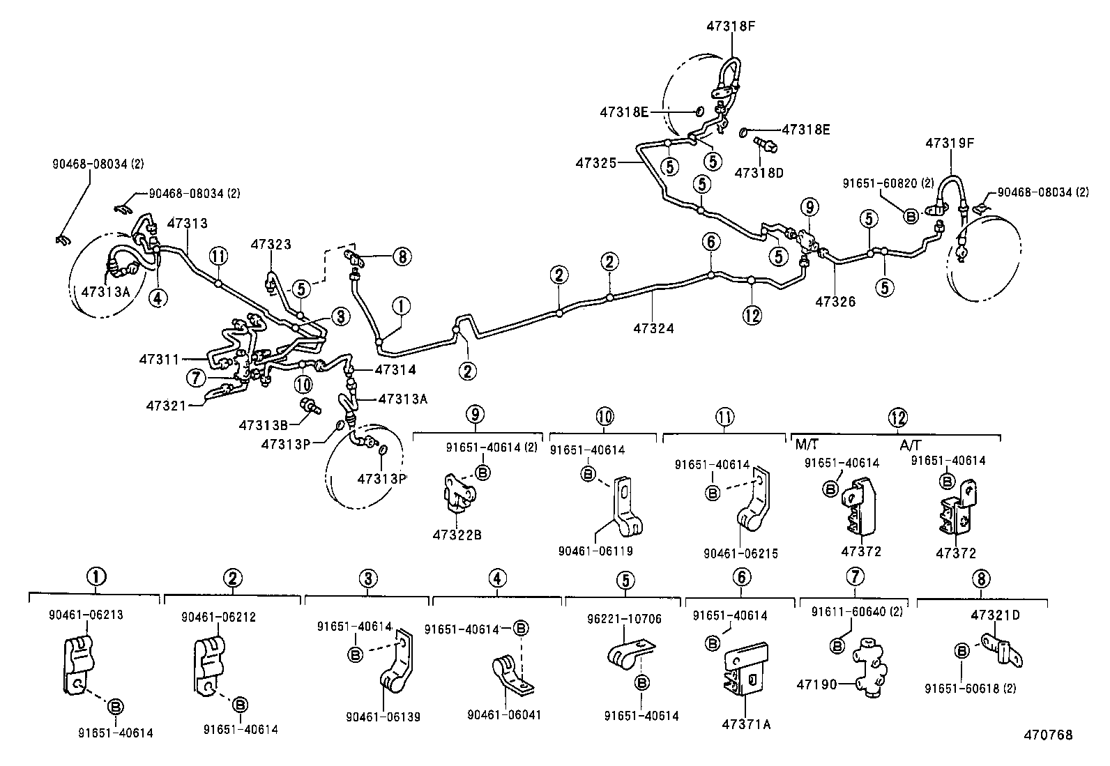 44510-17030 ACTUATOR ASSY, BRAKE product image