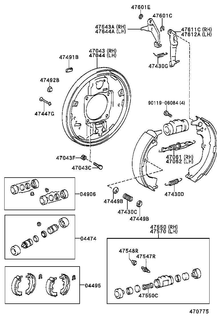04906-26060 CUP KIT, REAR WHEEL CYLINDER product image