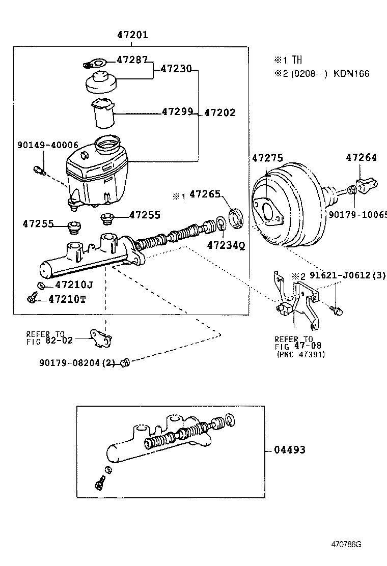 47201-3D520 CYLINDER SUB-ASSY, BRAKE MASTER product image
