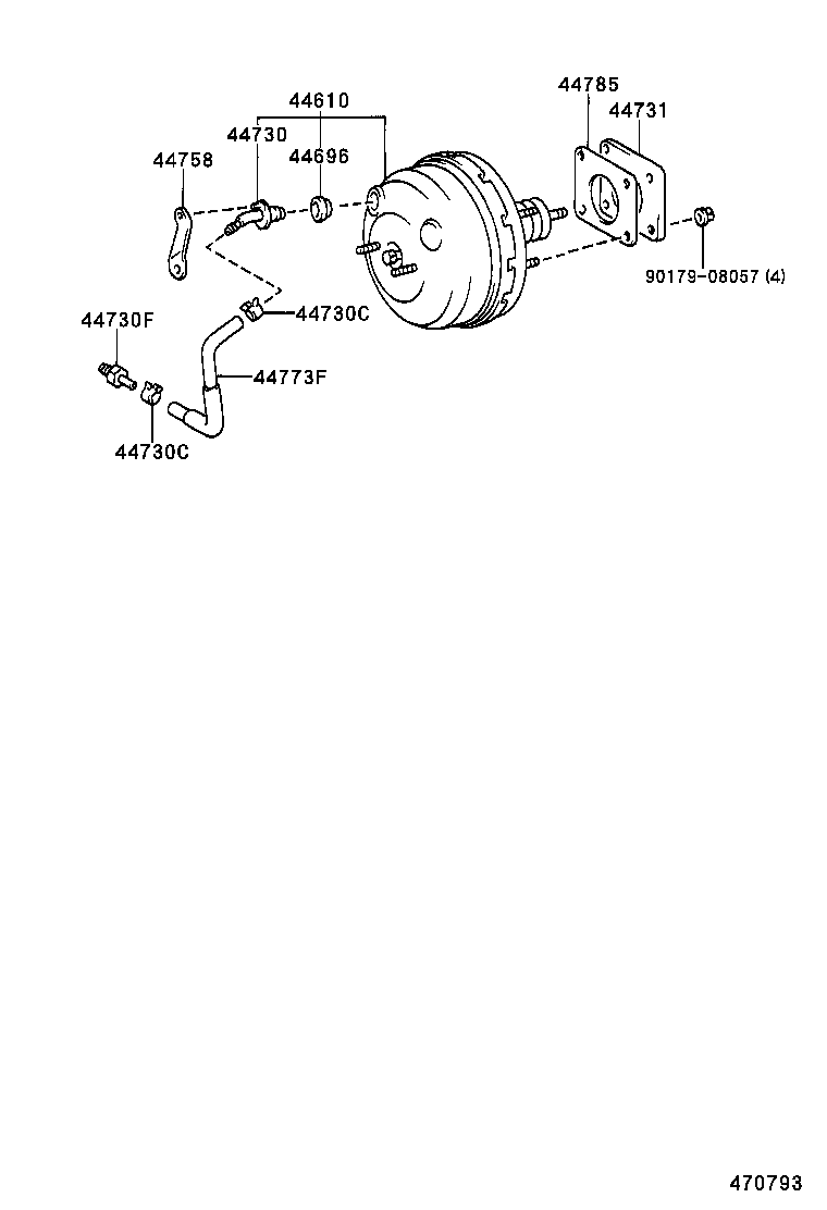 44610-3D720 BOOSTER ASSY, BRAKE product image