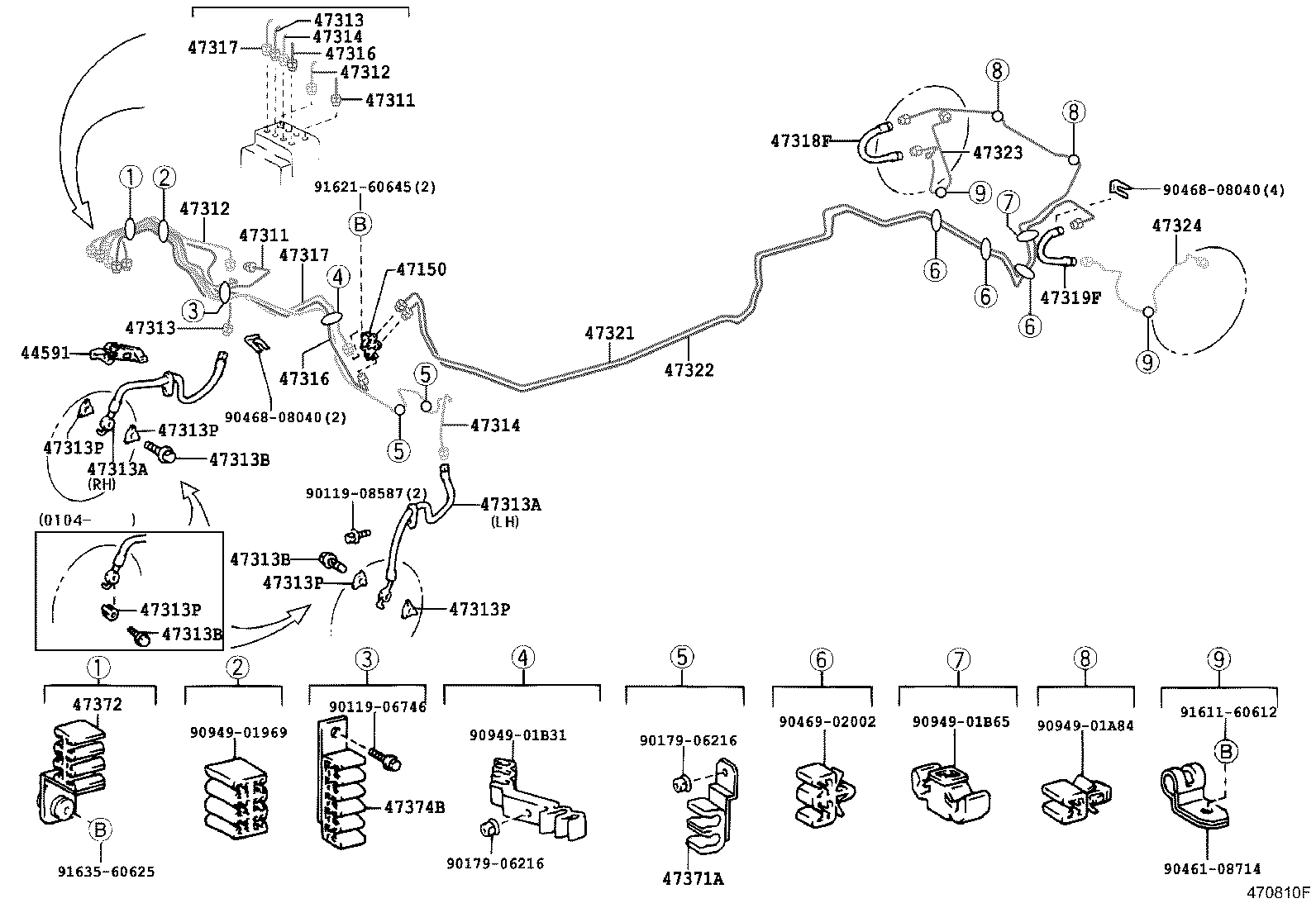 44050-44040 ACTUATOR ASSY, BRAKE product image