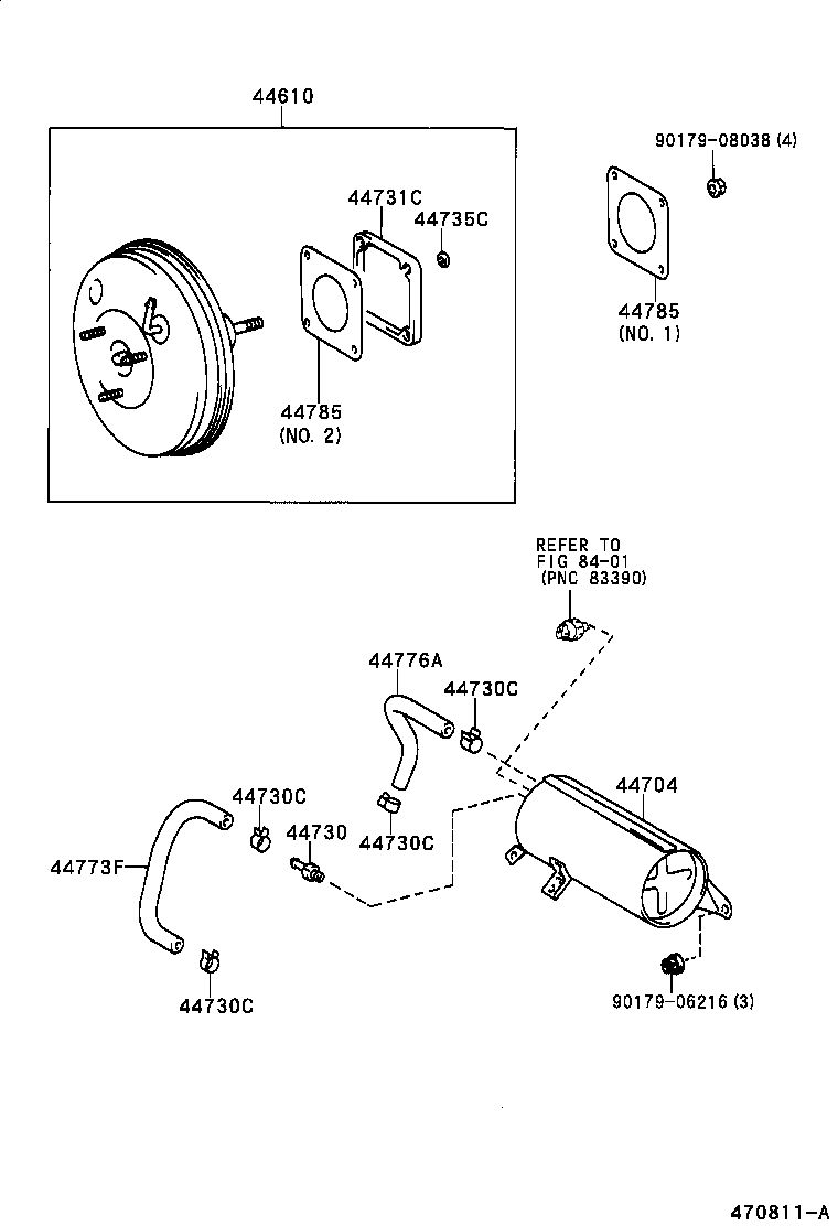 44610-44080 BOOSTER ASSY, BRAKE product image