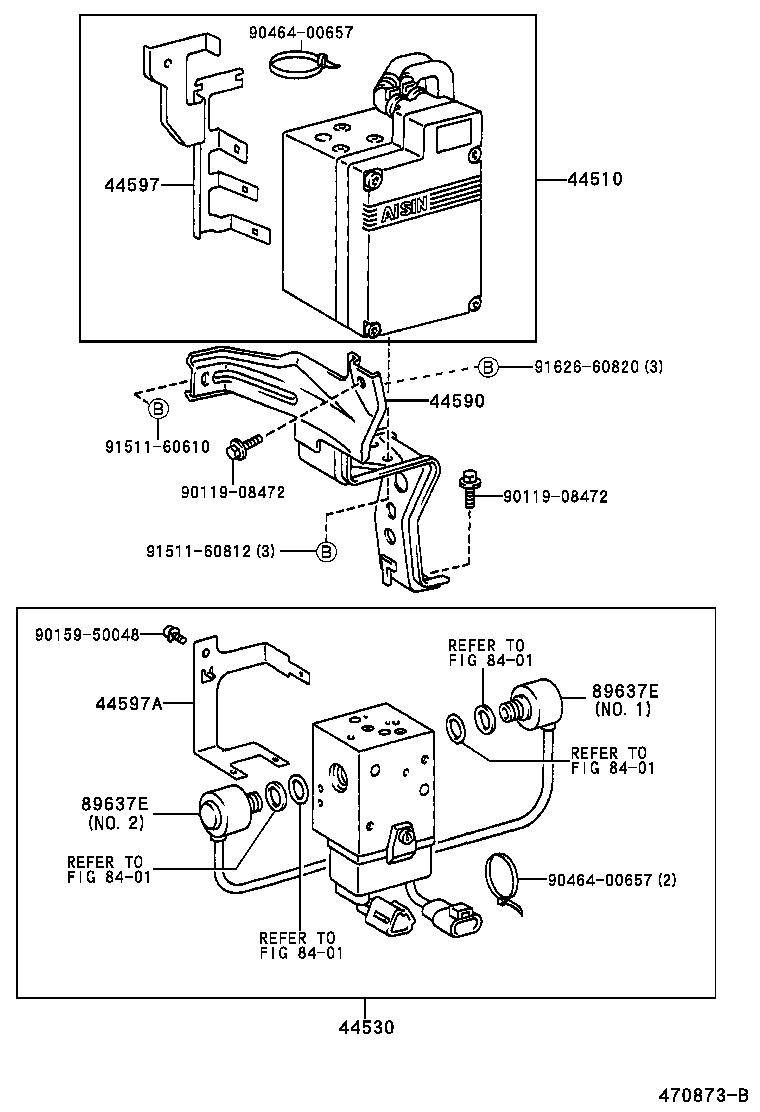 47321-42090 TUBE, REAR BRAKE, NO.1 product image
