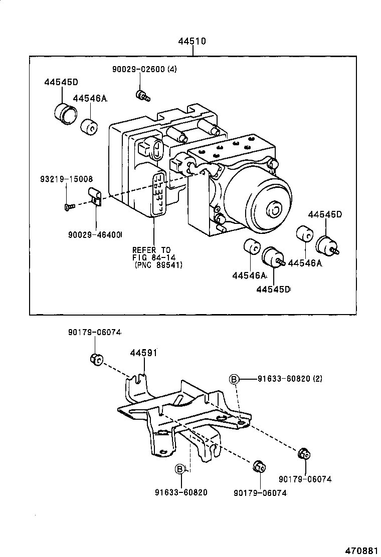 47315-21030 TUBE, FRONT BRAKE, NO.5 product image