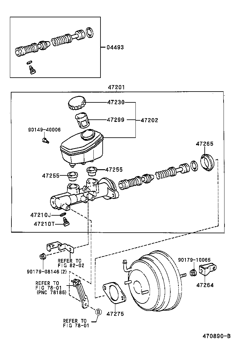 44591-30120 BRACKET, BRAKE ACTUATOR, NO.1 product image