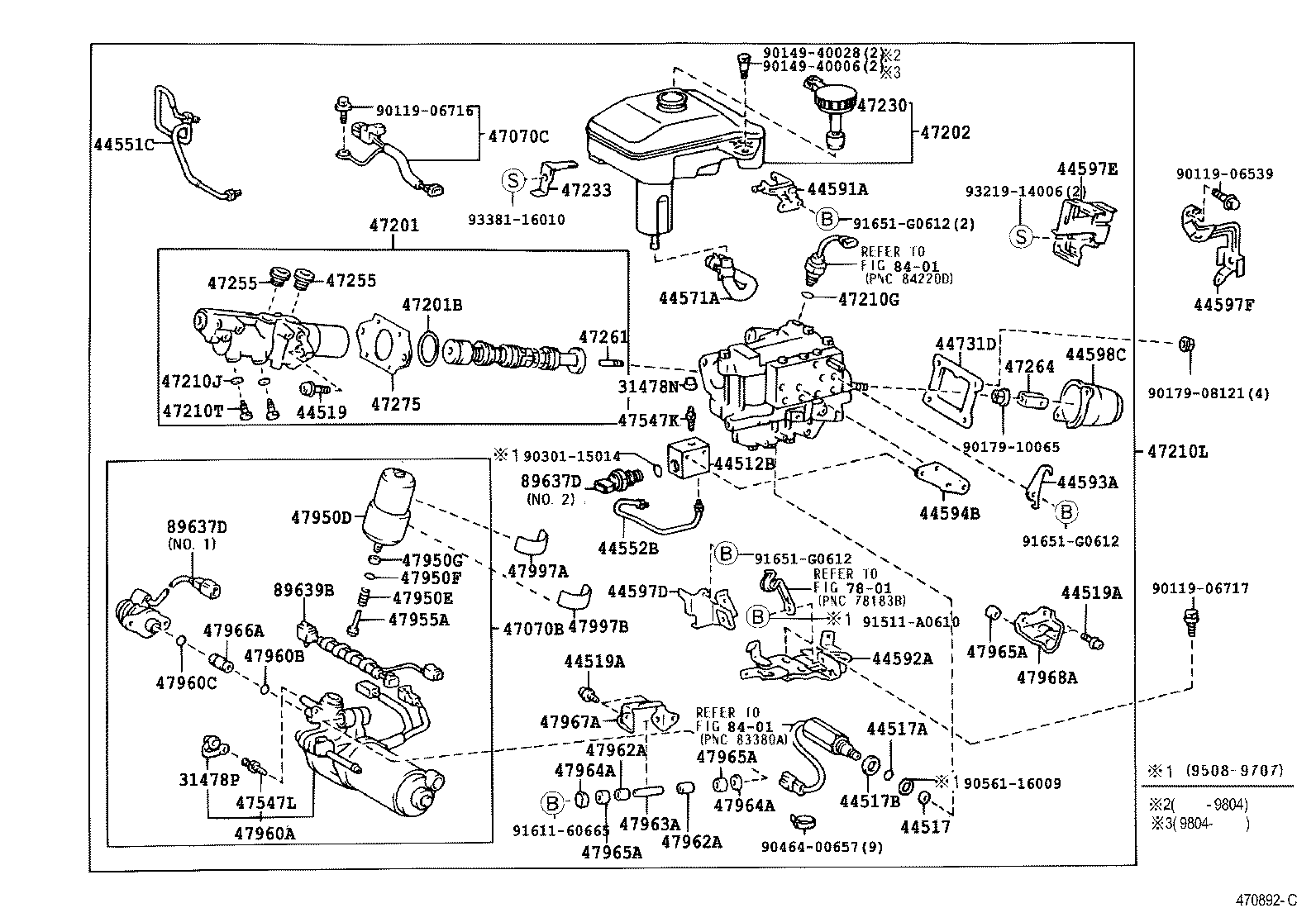 44591-30120 BRACKET, BRAKE ACTUATOR, NO.1 product image