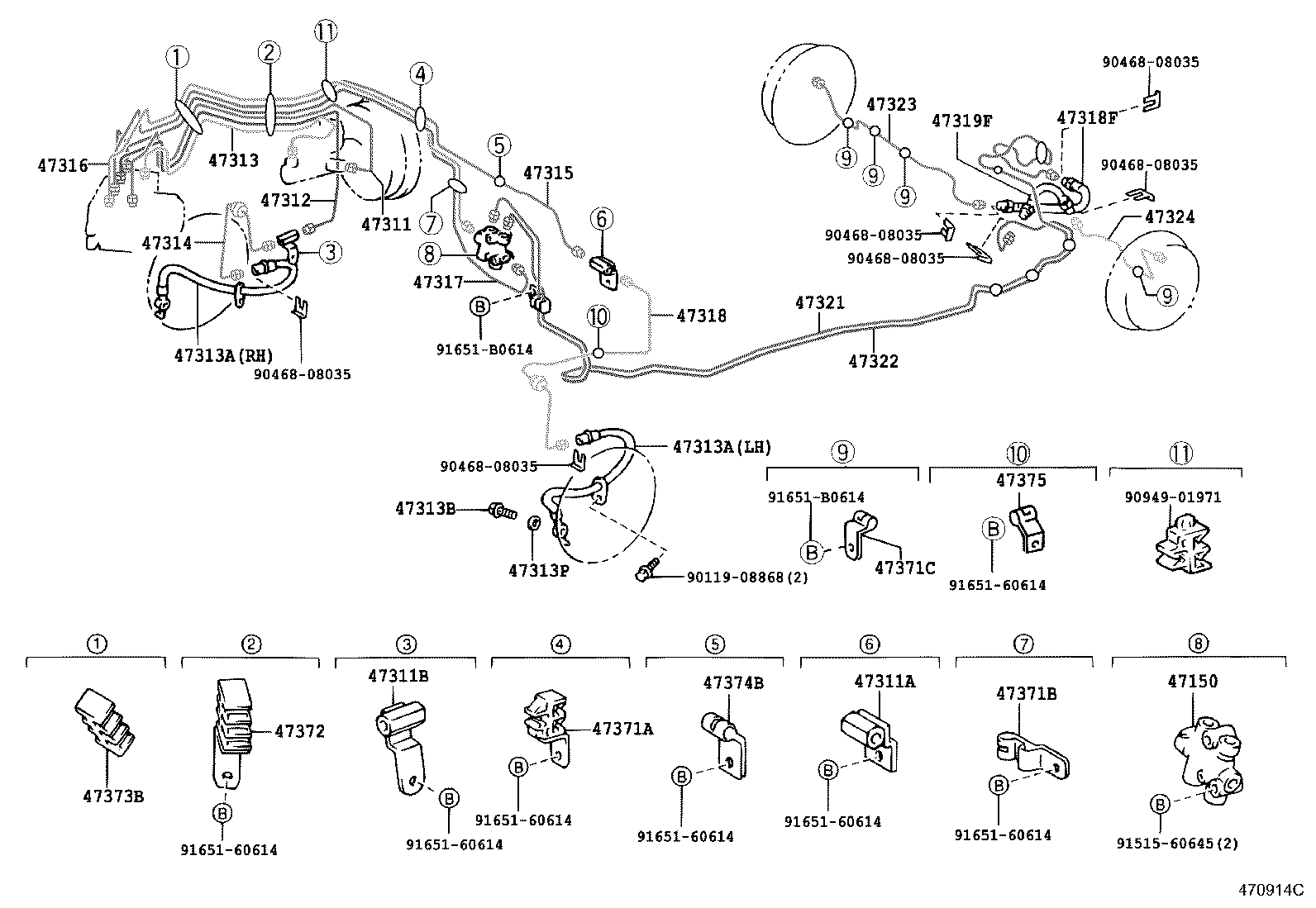 44050-46050 ACTUATOR ASSY, BRAKE product image