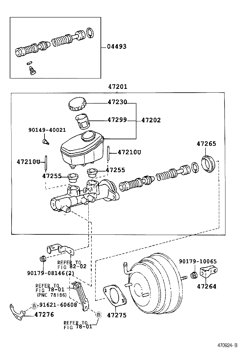 44591-30120 BRACKET, BRAKE ACTUATOR, NO.1 product image