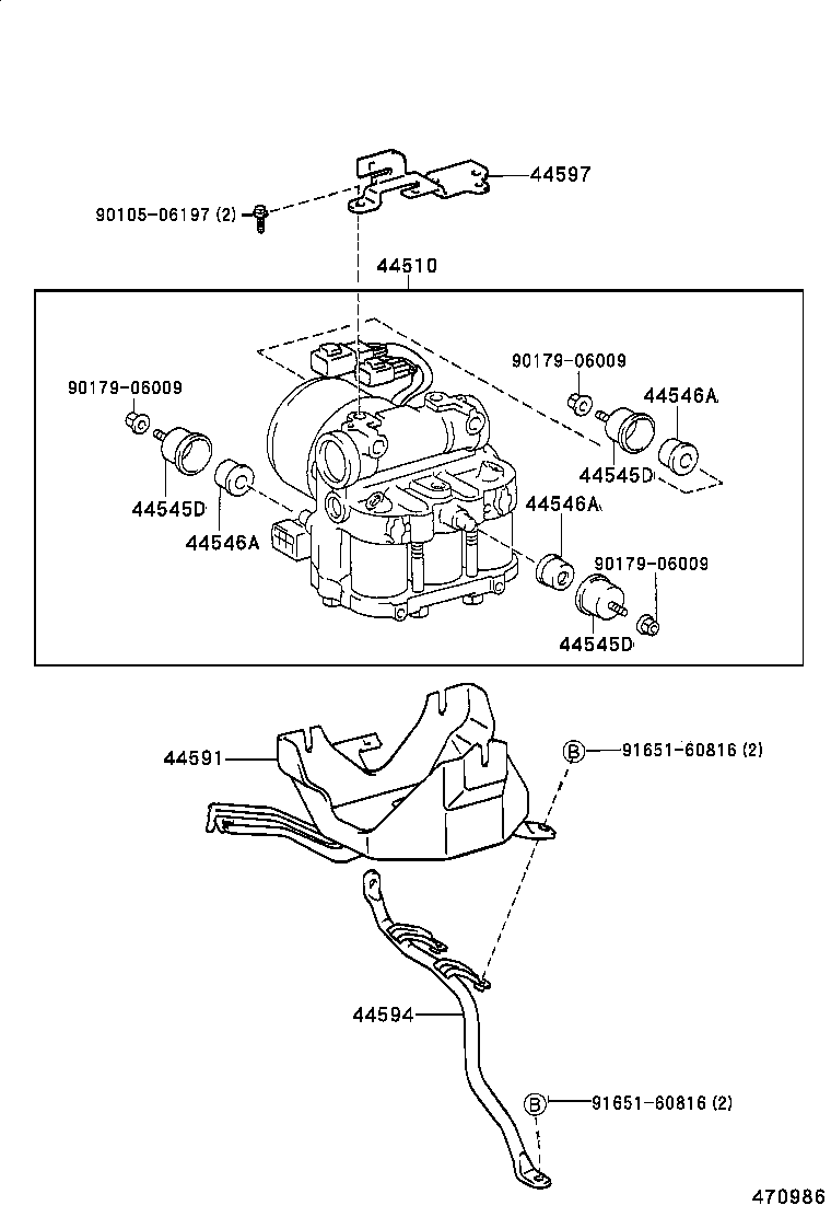 44510-28020 ACTUATOR ASSY, BRAKE product image