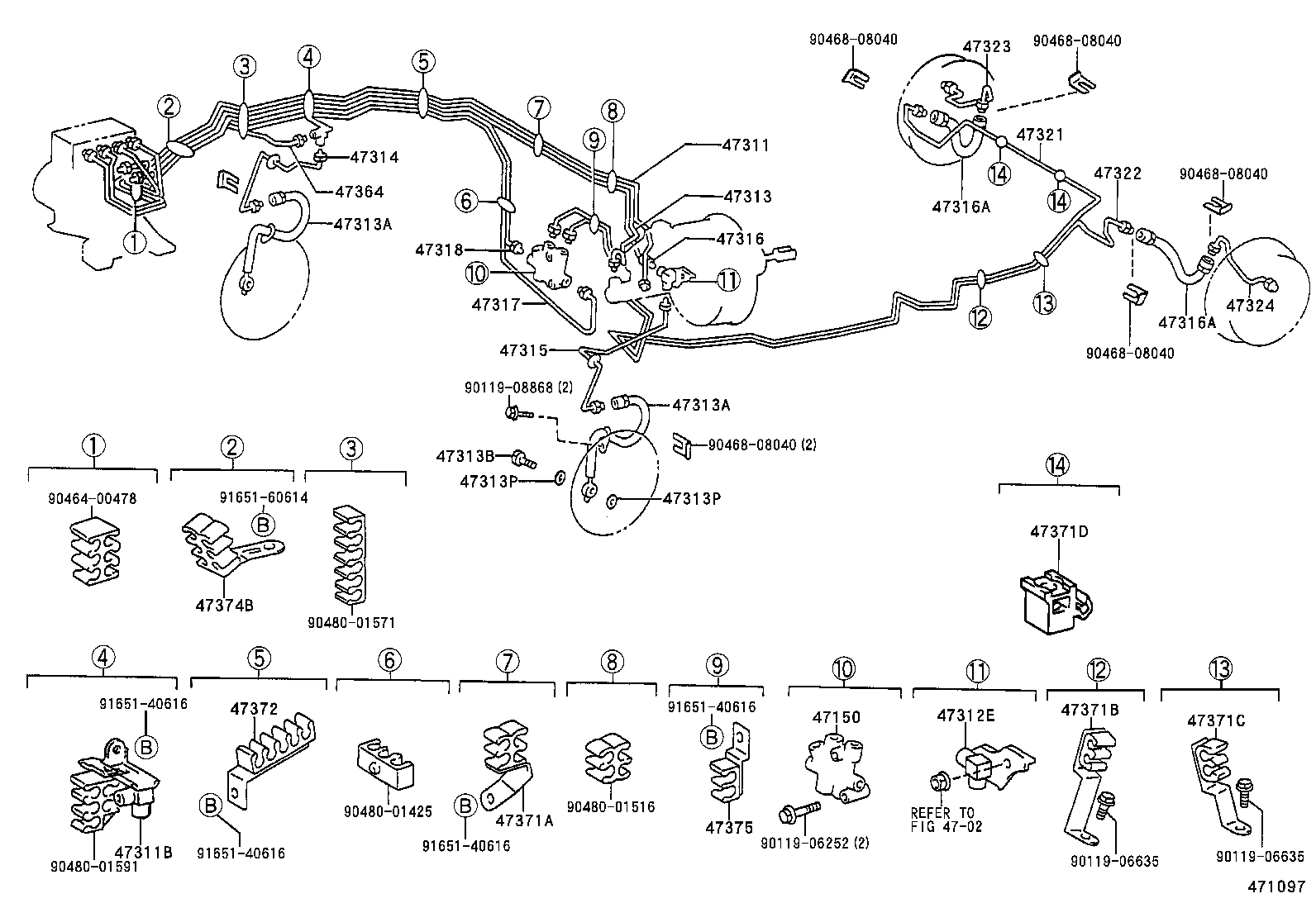 47150-20270 VALVE ASSY, PROPORTIONING product image
