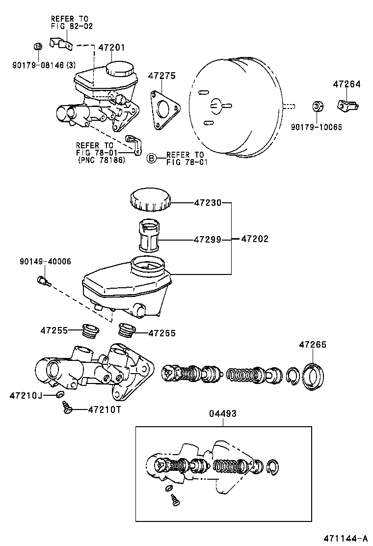 47202-30140 RESERVOIR SUB-ASSY, BRAKE MASTER CYLINDER product image