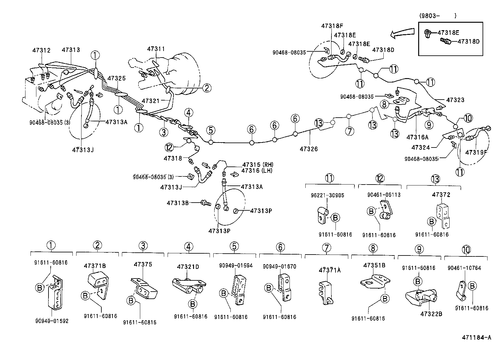 44510-28040 ACTUATOR ASSY, BRAKE product image