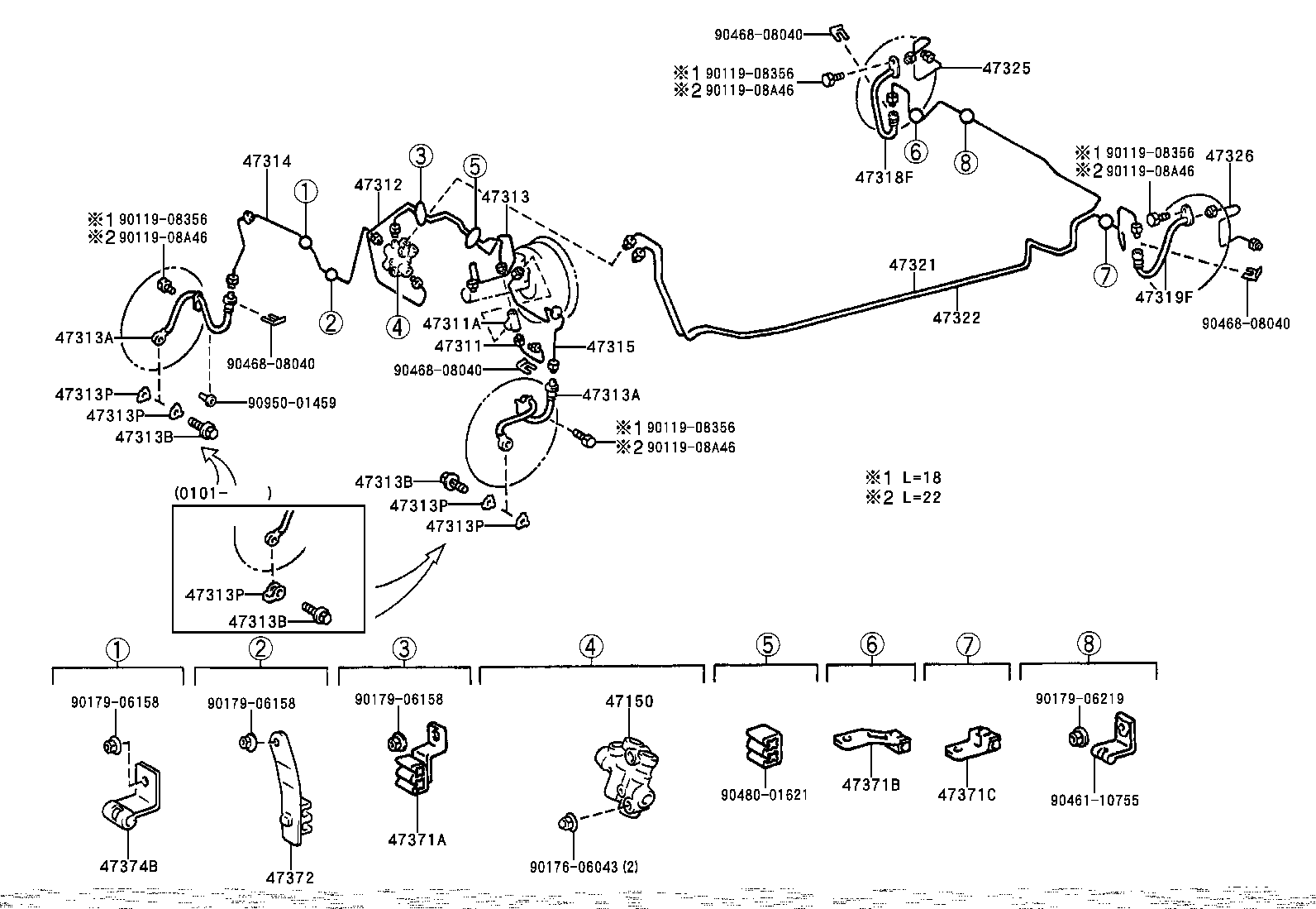 44540-33010 ACTUATOR ASSY, ABS & TRACTION product image