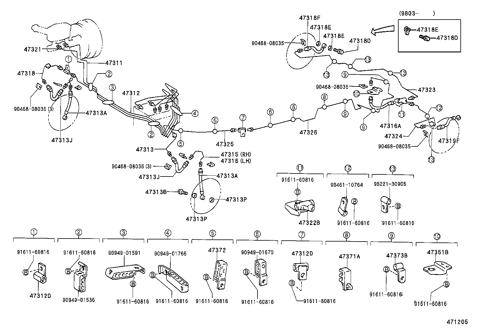 44510-28020 ACTUATOR ASSY, BRAKE product image