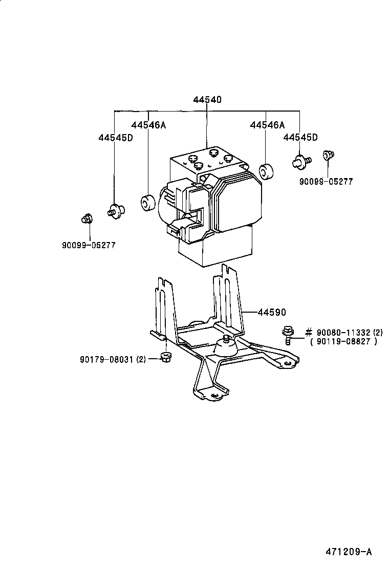 47321-06070 TUBE, REAR BRAKE, NO.1 product image